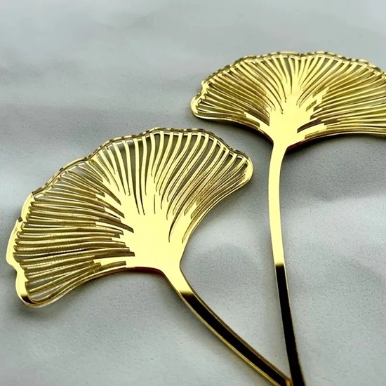 Acrylic – Gingko Gold Leaf