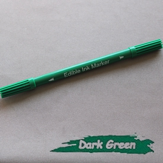 Edible Pen – Dual Tip – Dark Green