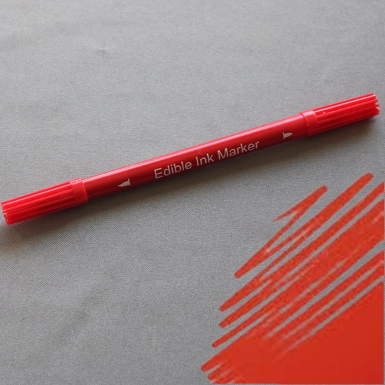 Edible Pen – Dual Tip – Red