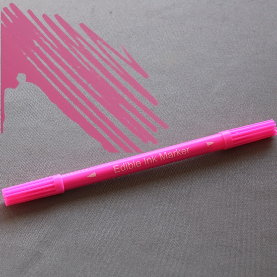 Edible Pen – Dual Tip – Pink