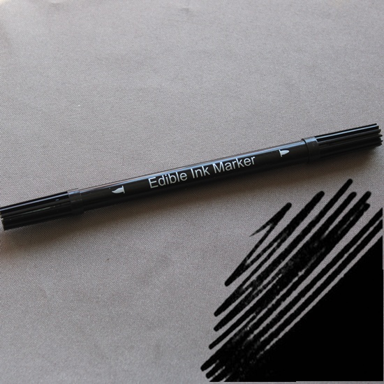 Edible Pen – Dual Tip – Black