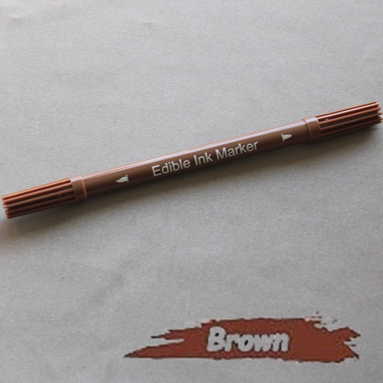 Edible Pen – Dual Tip – Brown