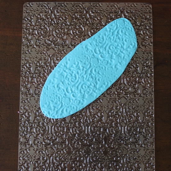 Damask Pattern Impression Mat