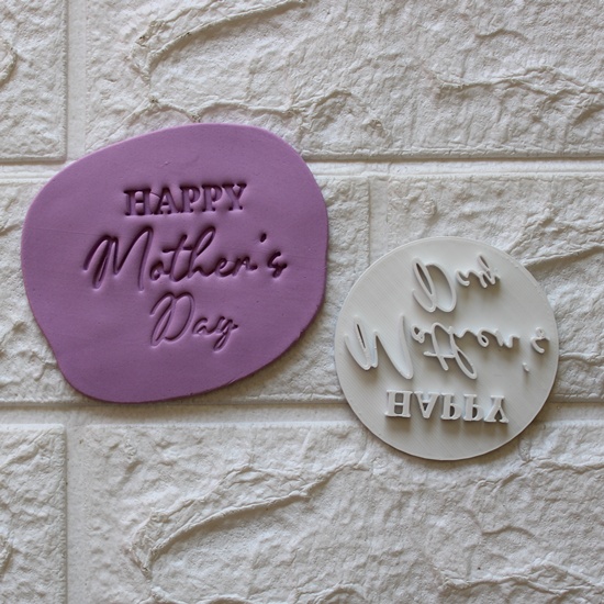 Fondant Stamp – Happy Mothers Day