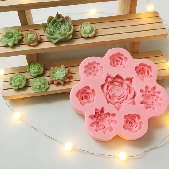 Succulent Plants Silicone Mould