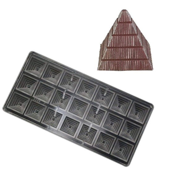 Chocolate Mould Polycarbonate – Pyramid Shape