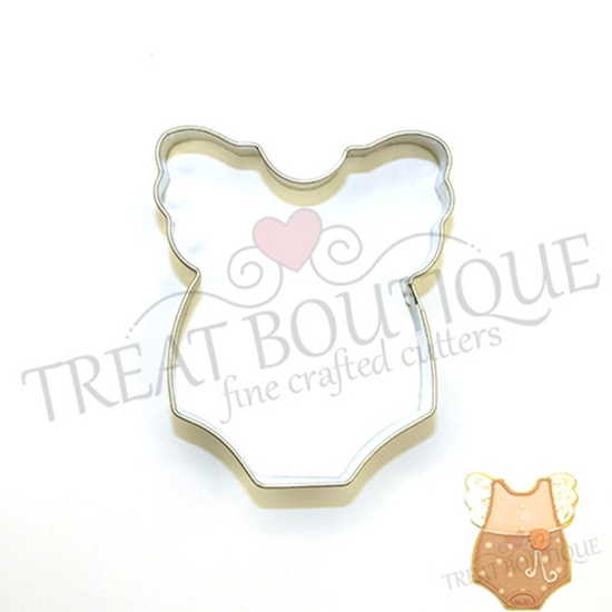 Frilly Baby Romper Cookie Cutter