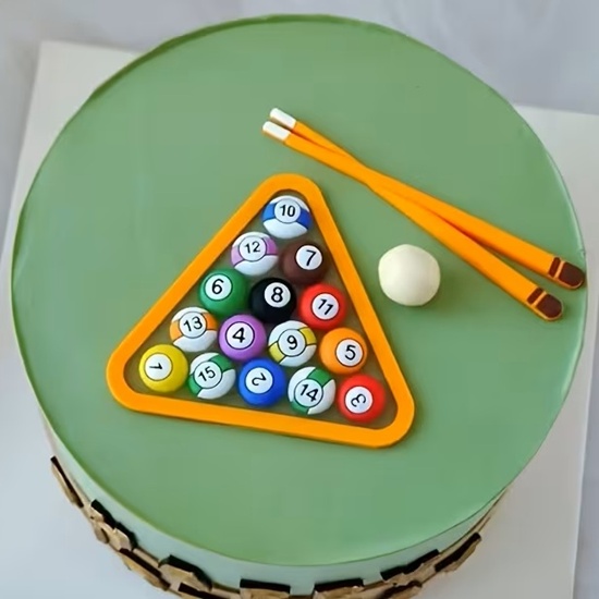 Snooker / Billards CakeTopper Set