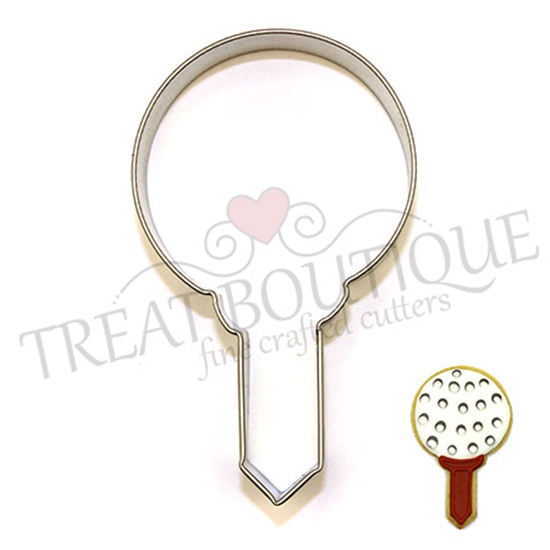 Golf Ball on Tee Cookie Cutter